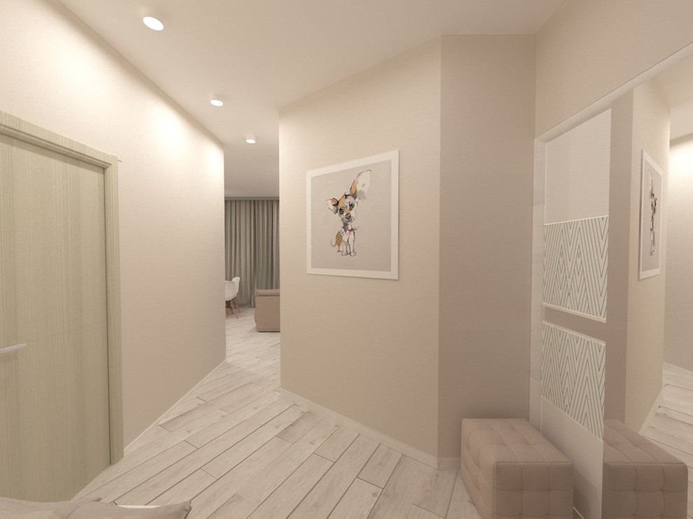 Дизайн студии 44м2 Лесная поляна