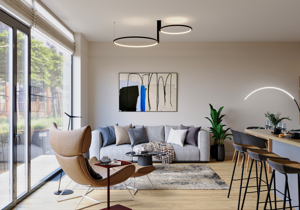 Living room in Prague