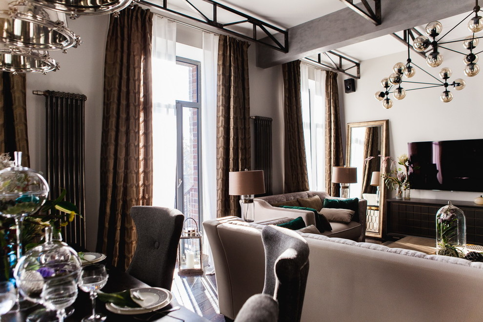 Скромное обаяние буржуа \\ гостиная-кухня