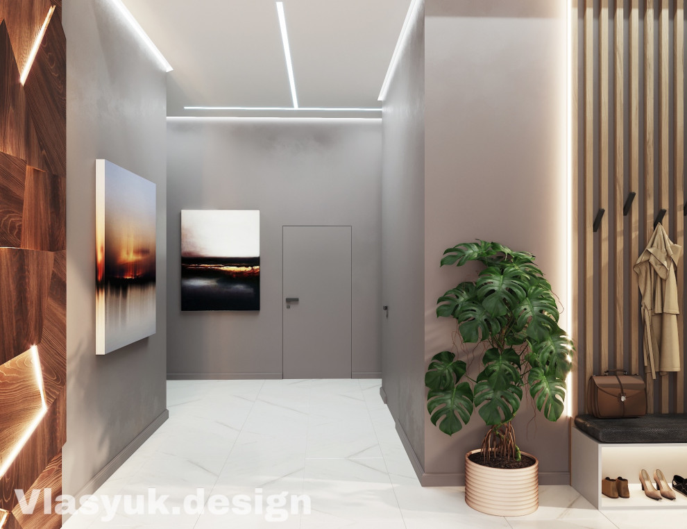 Проект холла частного дома