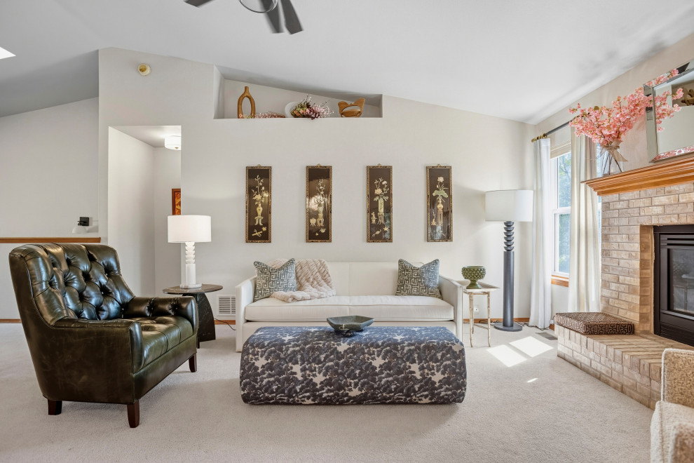 Timeless Open Navy Blue Kitchen