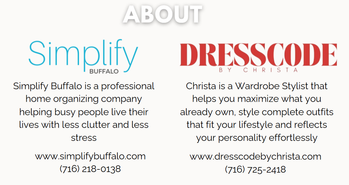 About Simplify Buffalo and Dresscode by Christa