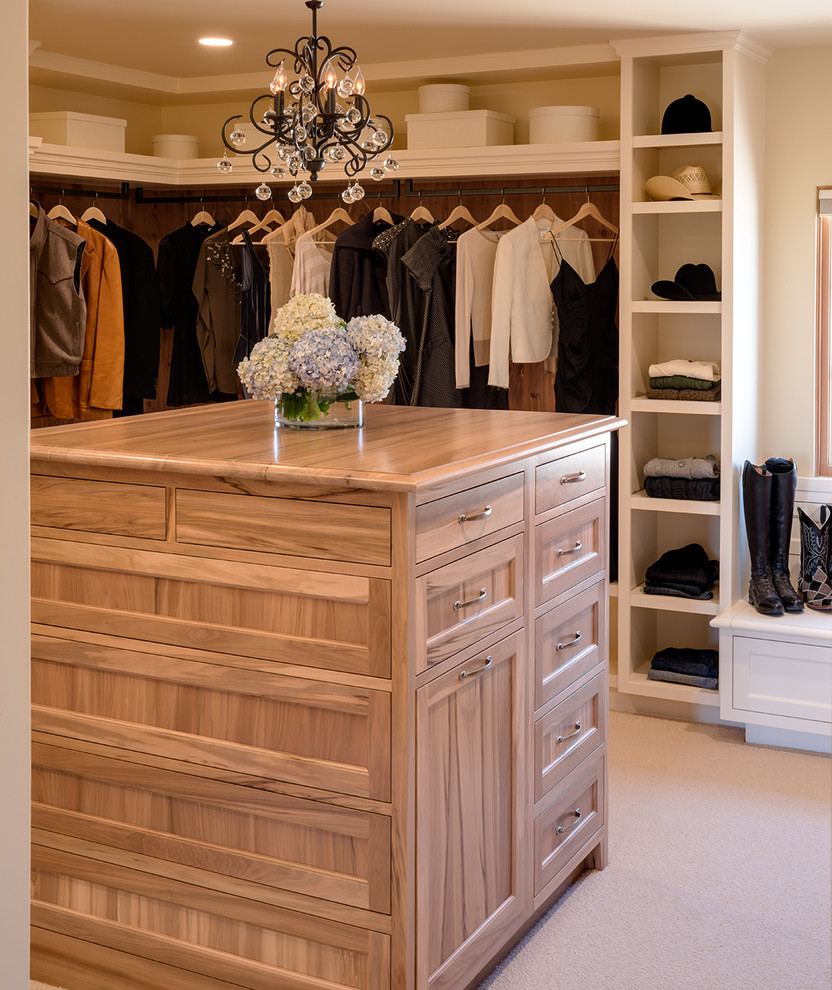 Transitional storage and wardrobe in Los Angeles.
