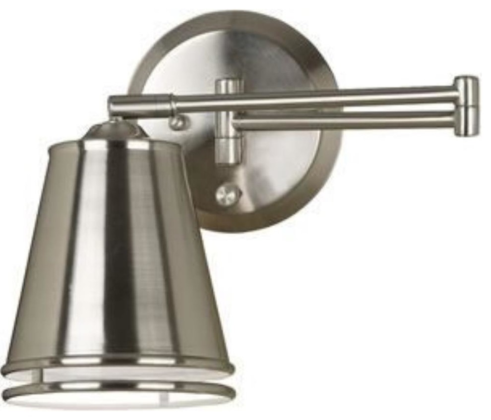 Kenroy-21009BS-Metro - One Light Swing Arm Wall Sconce