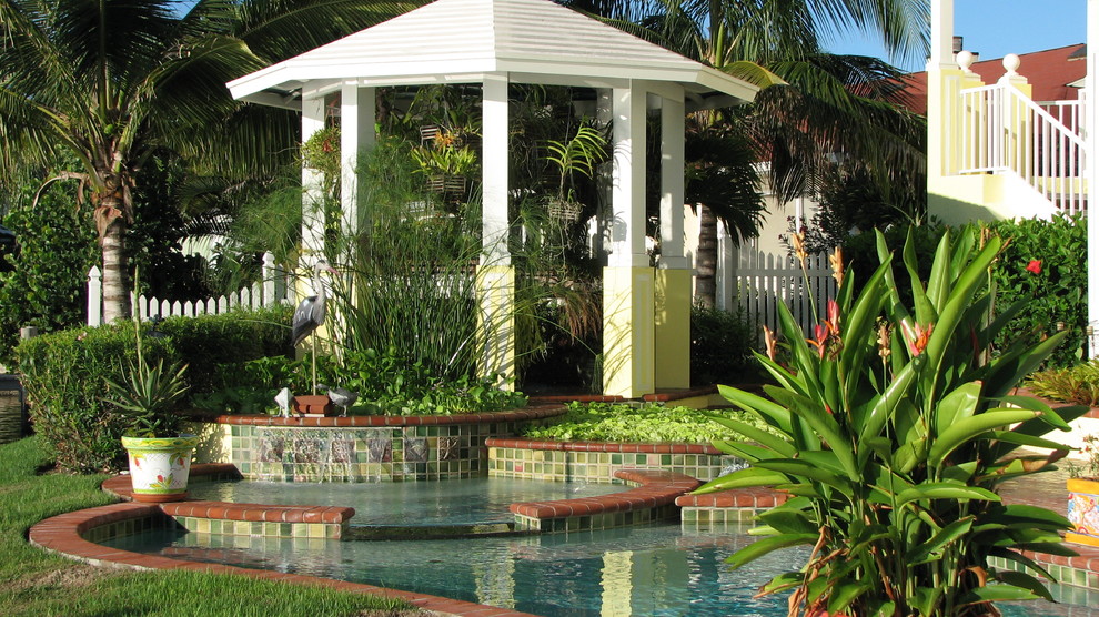 Design ideas for an eclectic pool in Miami.
