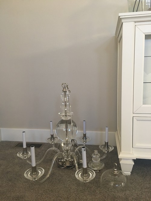 Yes Or No To Chandelier Yes Or No To This Chandelier In My Bedroom Ceilings Are 9 Ft So I D Hang It Without A Chain Not Sure If Should Do Ceiling Fan