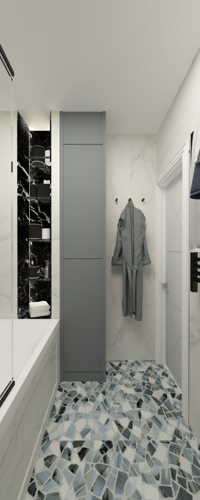 Трехкомнатная квартира в современном стиле в г. Новороссийск