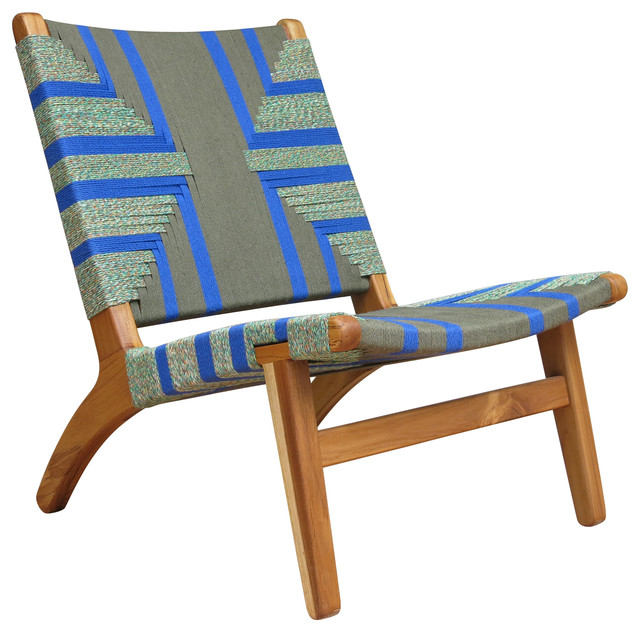 Woven Lounge Chair - Midcentury - Armchairs And Accent Chairs - by