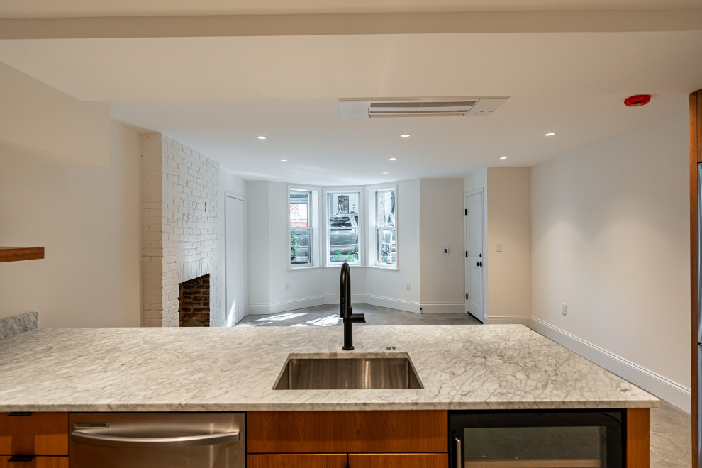 Eclectic Townhome City Scape