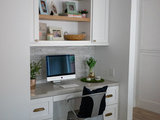 Transitional Home Office by KBG Design