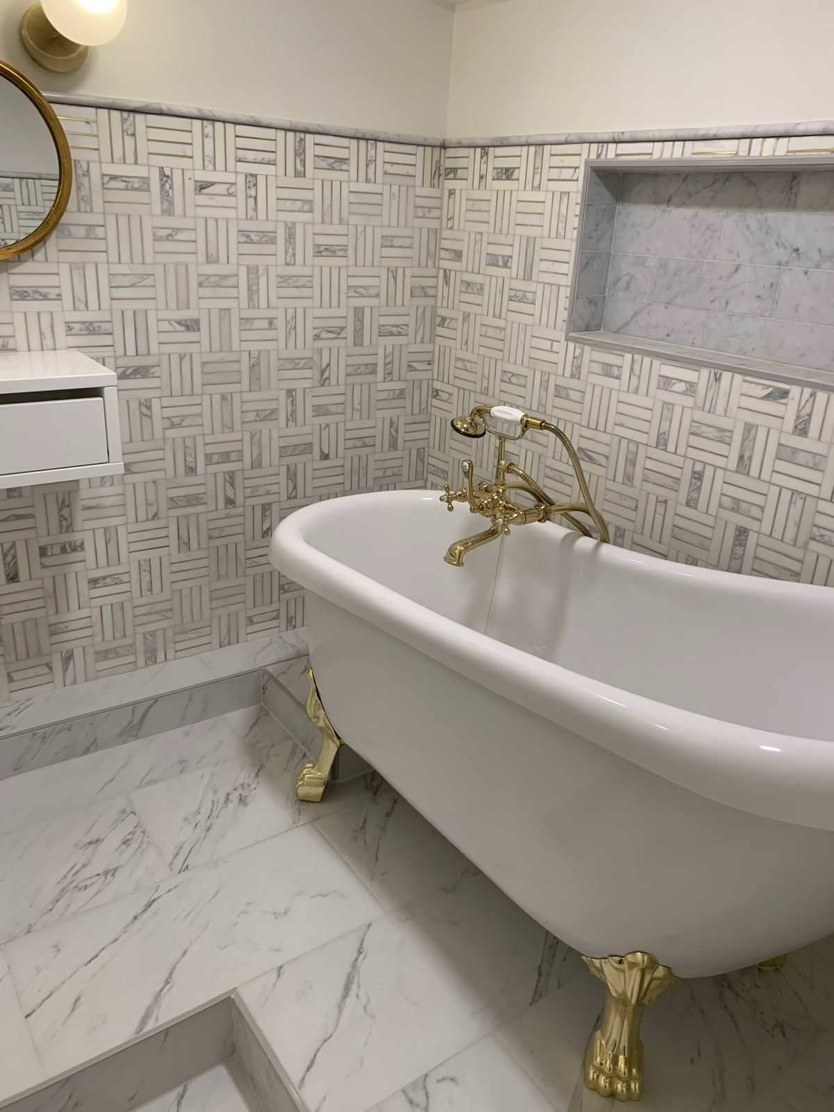 Marble Elegance Bathroom Remodel