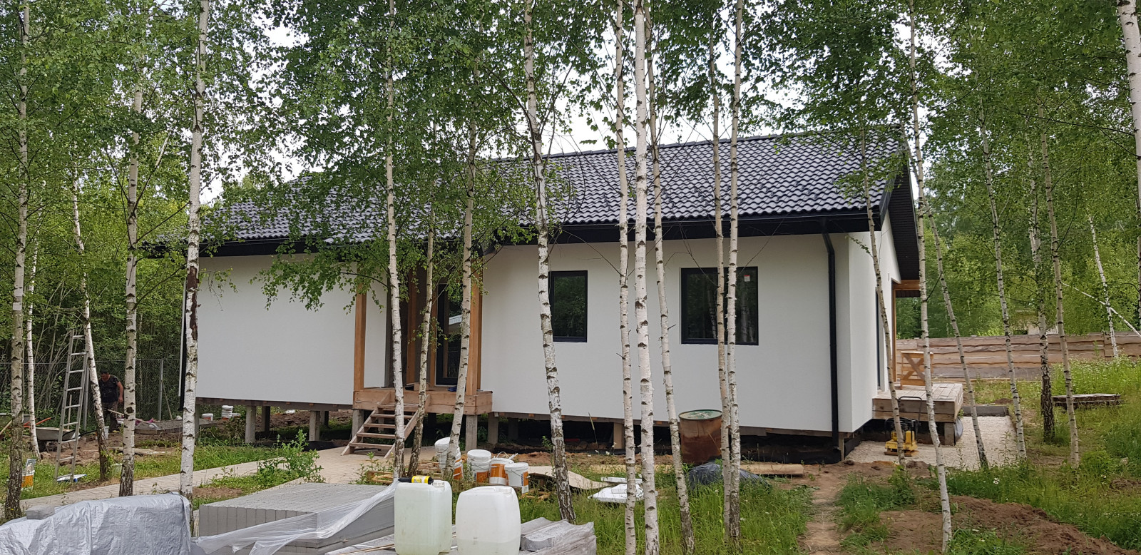 Каркасный дом в пригороде