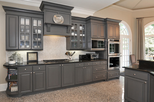 From white laminate thermofoil kitchen cabinets to gorgeous gray