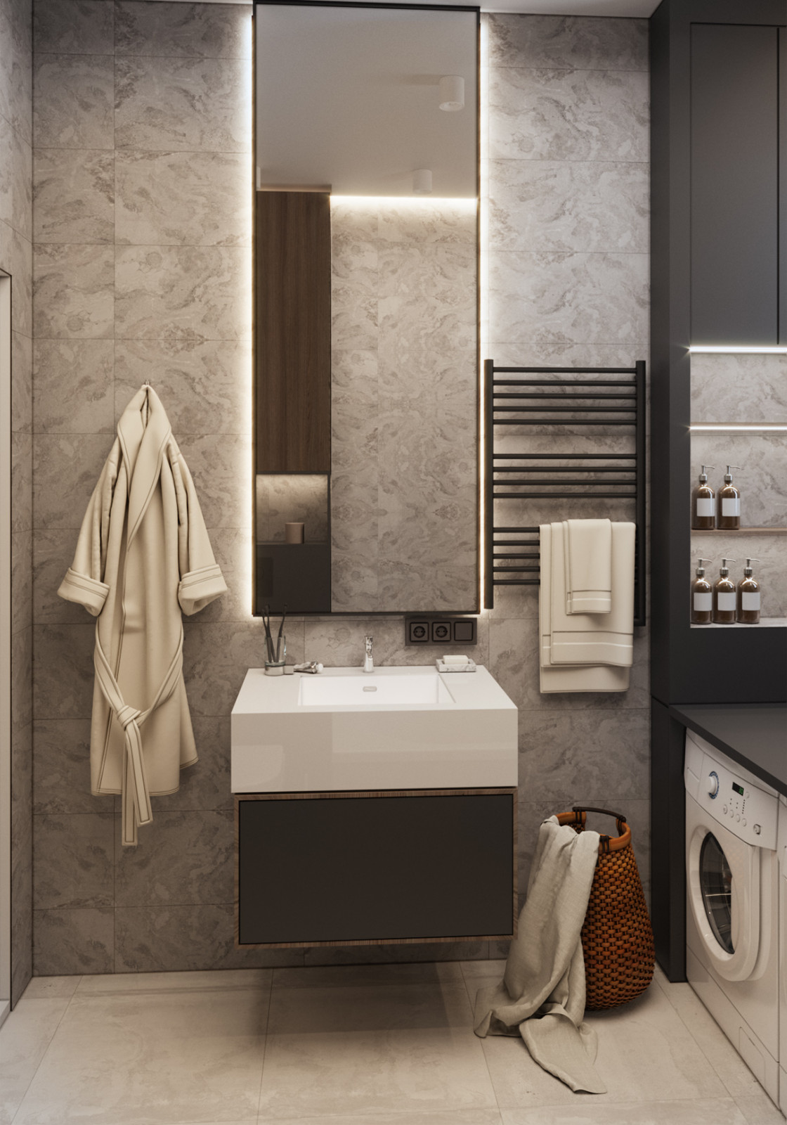 Санузел с пловчихой