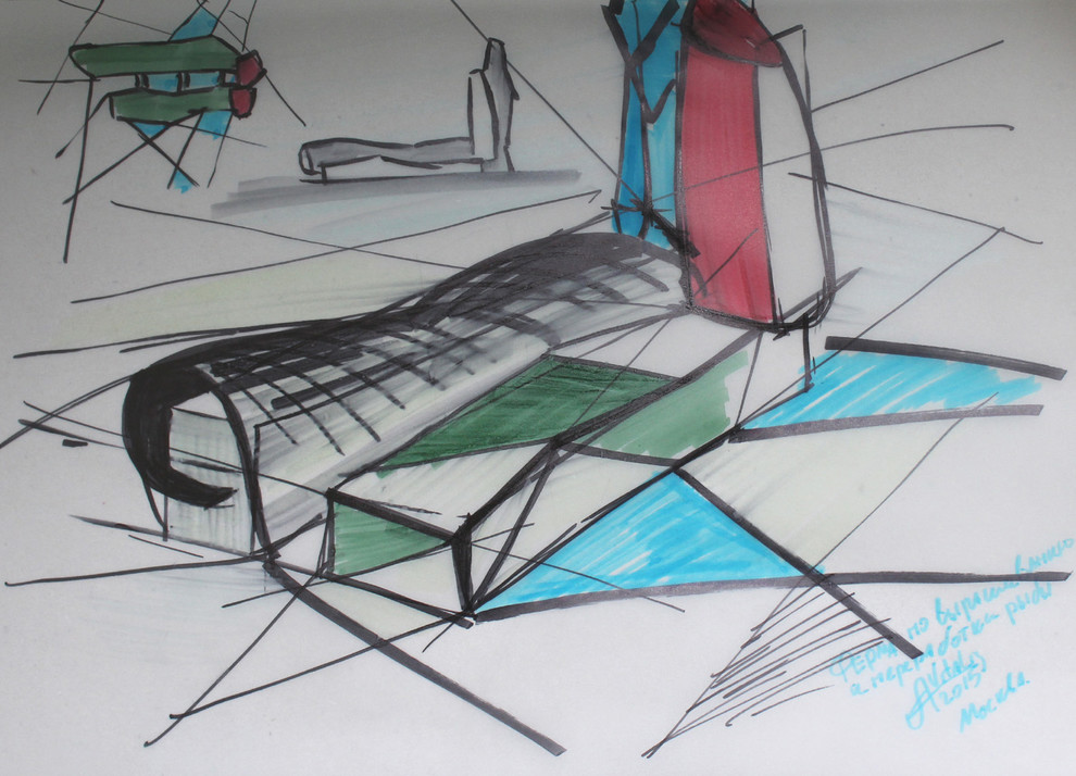 Размышление с карандашом - высотные здания