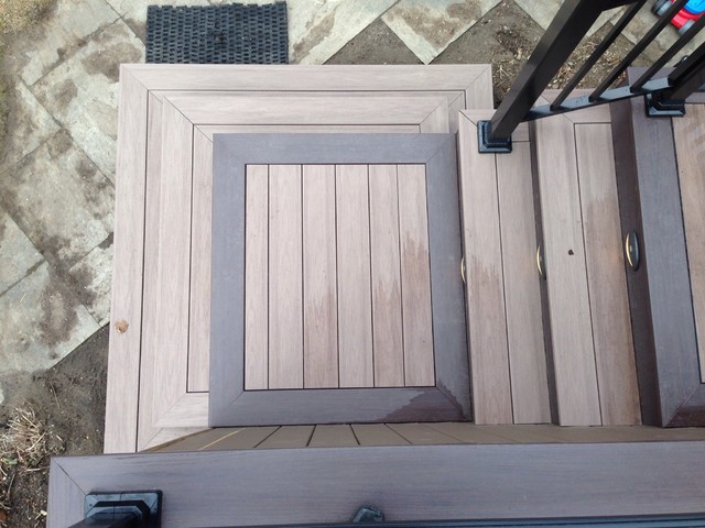 Wolf PVC decking contemporary-deck