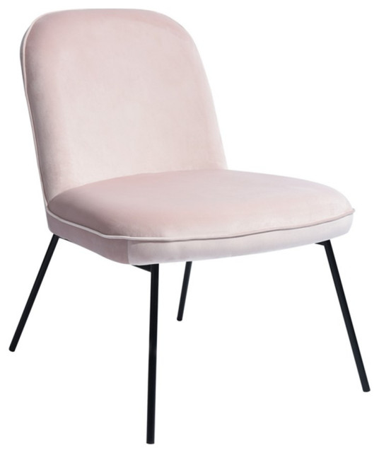 Homycasa 23 Wide Velvet Slipper Chair