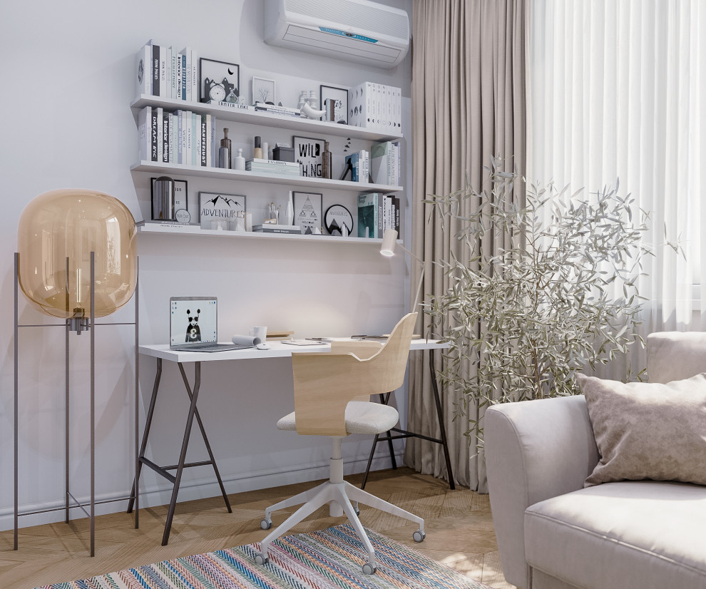 Светлая квартира в скандинавском стиле