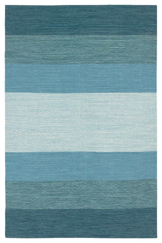 Chandra India ch-ind-2 Blue Area Rug, 5'x7'