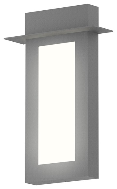 Sonneman Prairie 18 Led Sconce Reviews Houzz Sonneman Prairie 18 Led Sconce Textured Gray Contemporary Outdoor Wall Lights