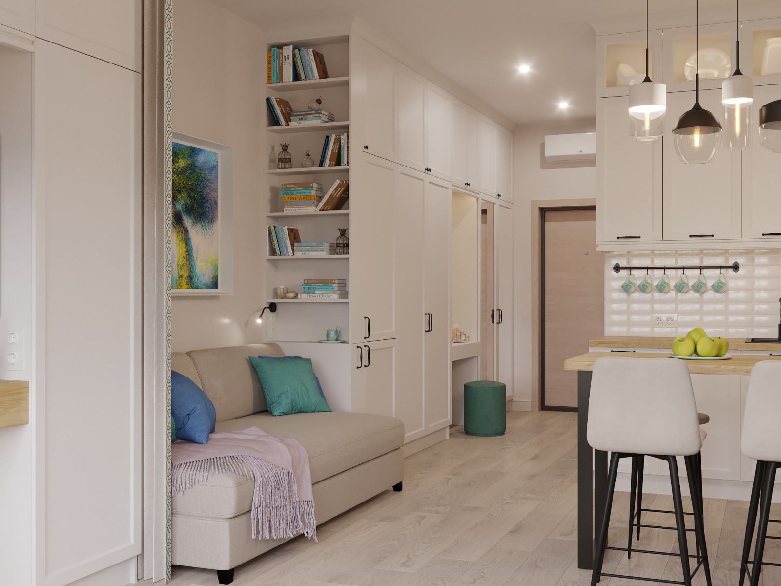 Квартира-студия в Москве, 30 м²