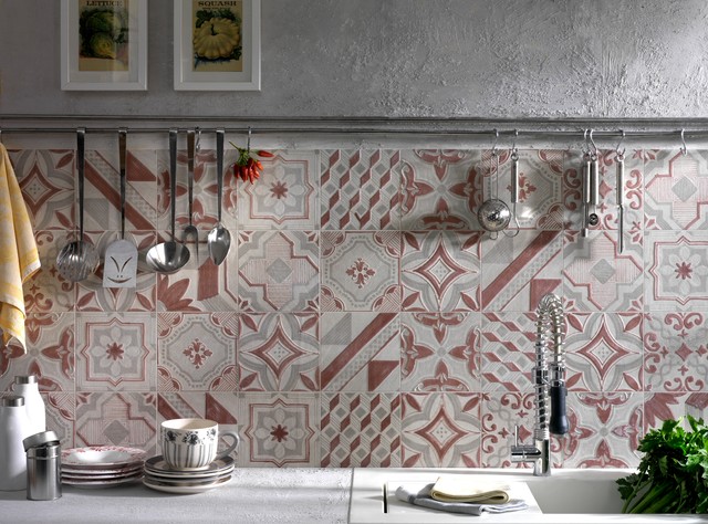 Rivestimento Cucina shabby-chic-style-kueche