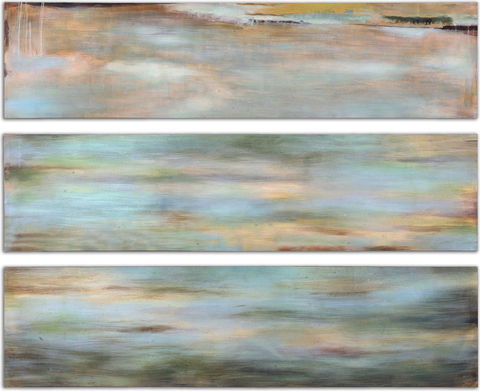 Uttermost Horizon View Panel I  II  III (Set of 3)