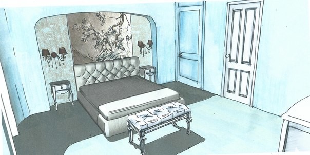 "Облачная" спальня