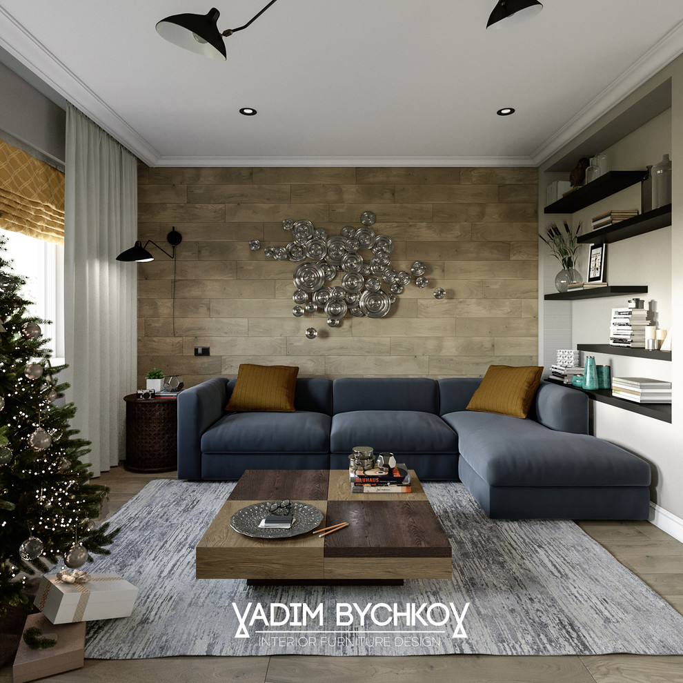 Дизайн-проект двухкомнатной квартиры в ЖК  Sun House