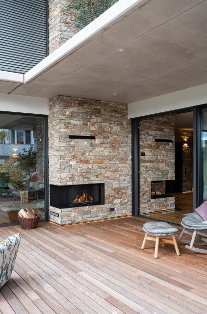 Einfamilienhaus mit unverbaubarer Aussicht nordico-terraza-y-balcon