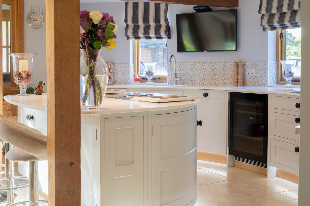 Inspiration for a modern kitchen in Kent.