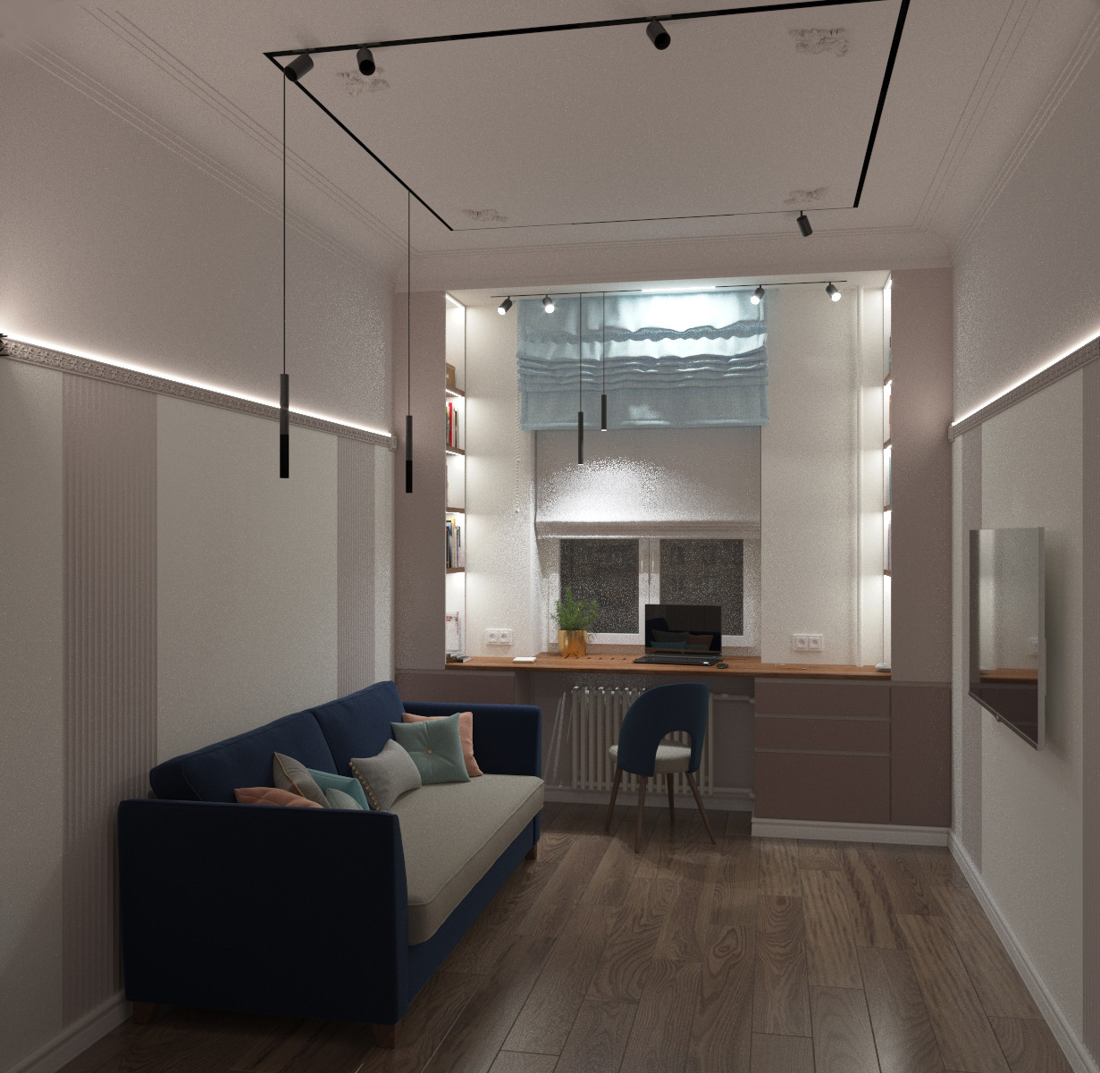 Квартира в лаконичной классике