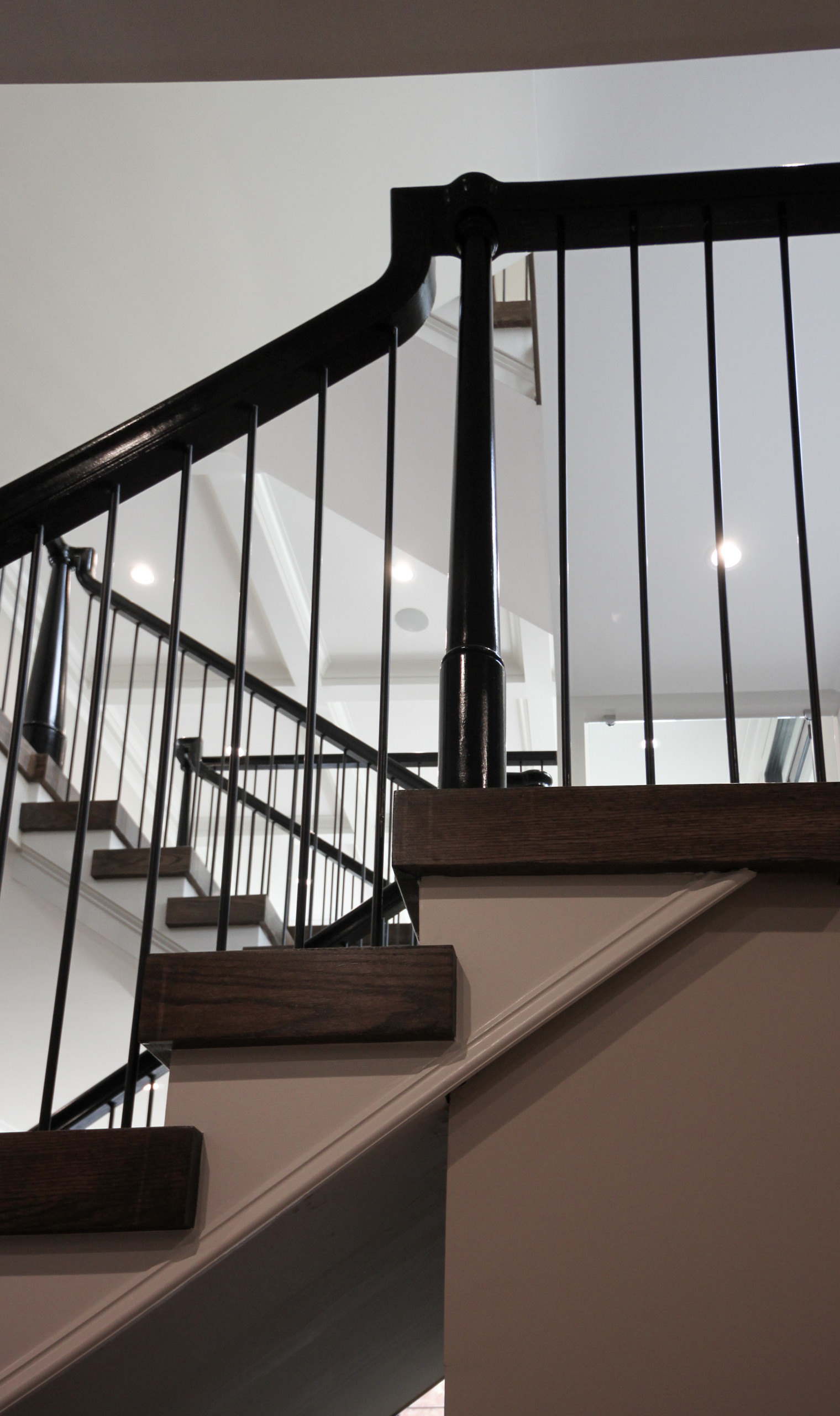 89_Eclectic and Edgy Staircase in French Contemporary Residence, McLean VA 2210