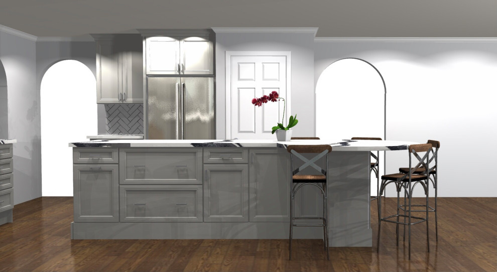Transitional kitchen
