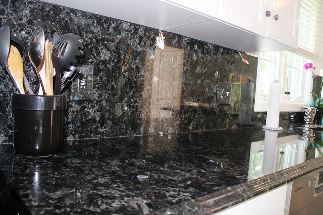 Volga Blue Full Backsplash Kitchen Providence By Living