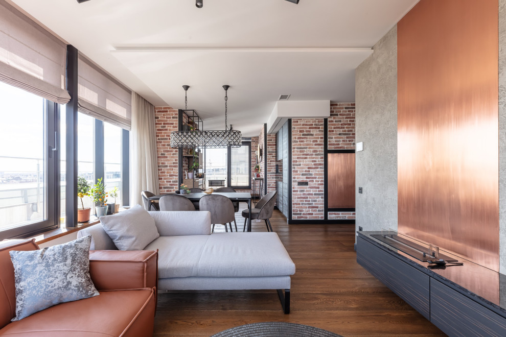 Пентхаус в стиле лофт реализация