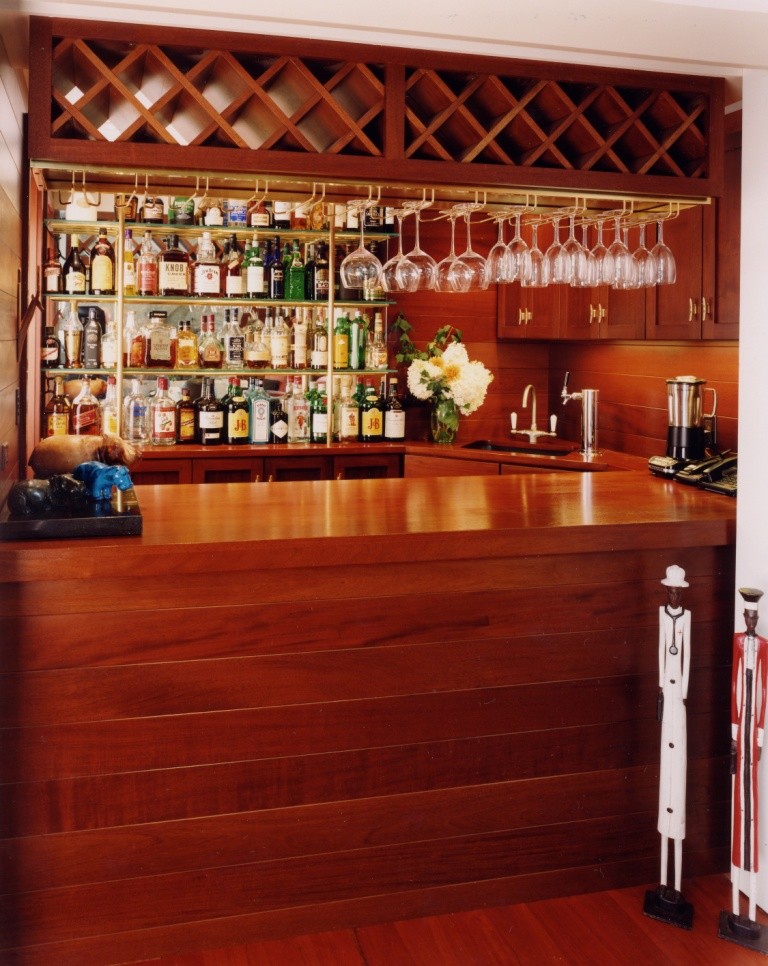 This is an example of a contemporary wine cellar in Portland Maine.