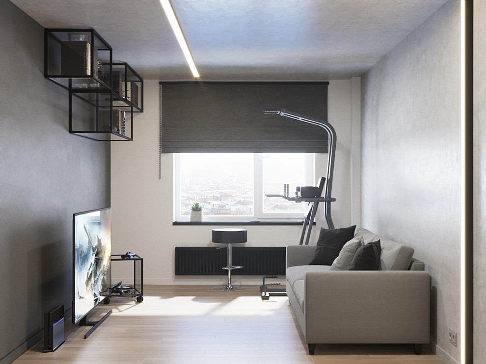 Бетон и дерево