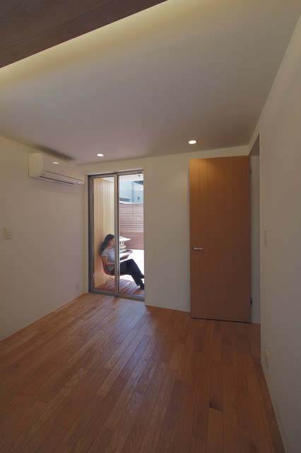 関町北の家 skandinavisch-schlafzimmer