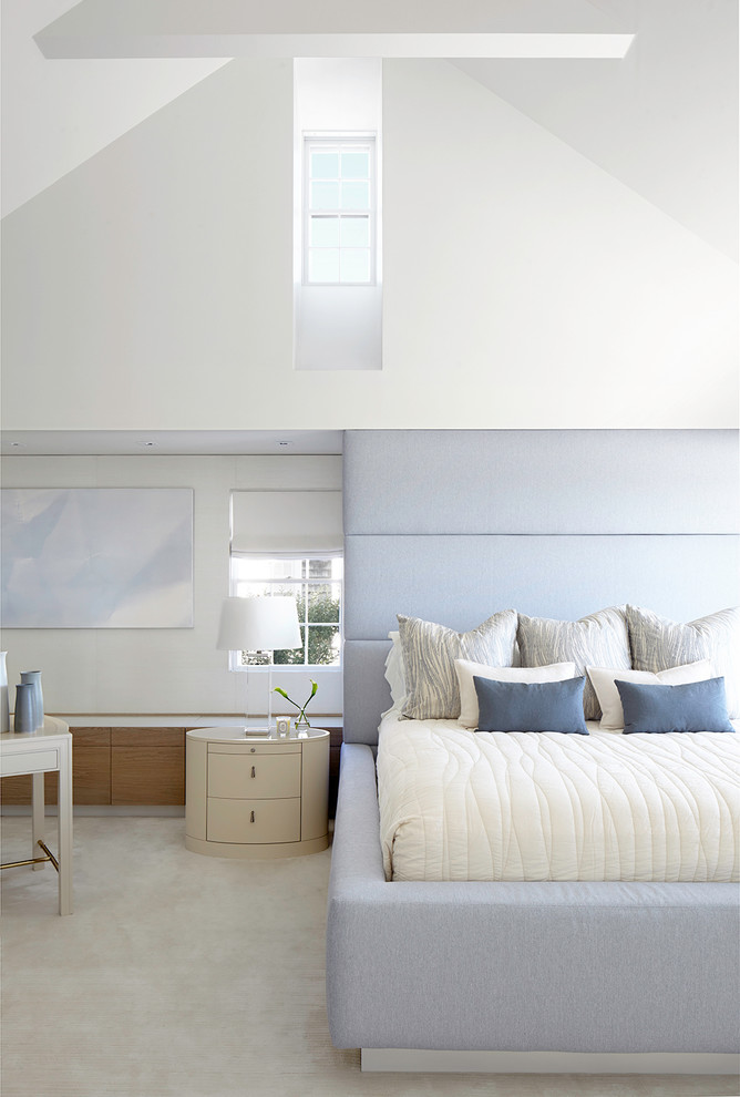 Photo of a beach style bedroom in New York.