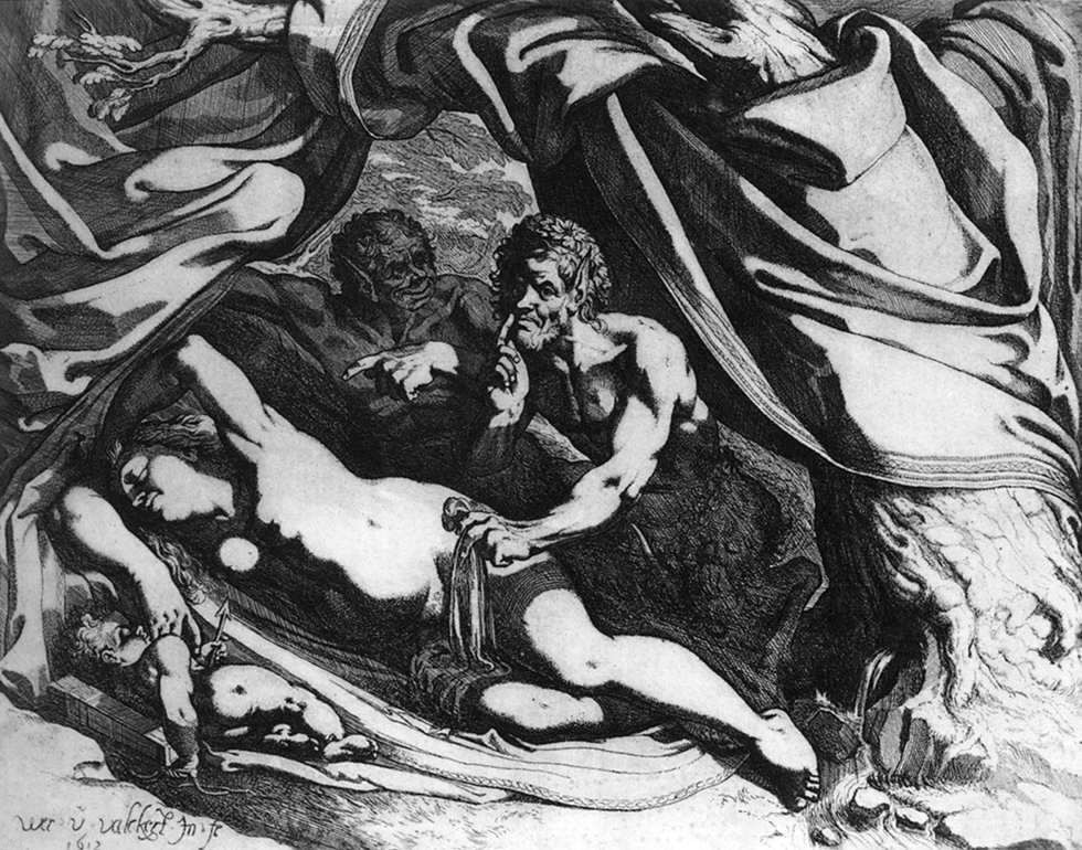 Werner Jacobsz. Van den Valckert Sleeping Venus Print