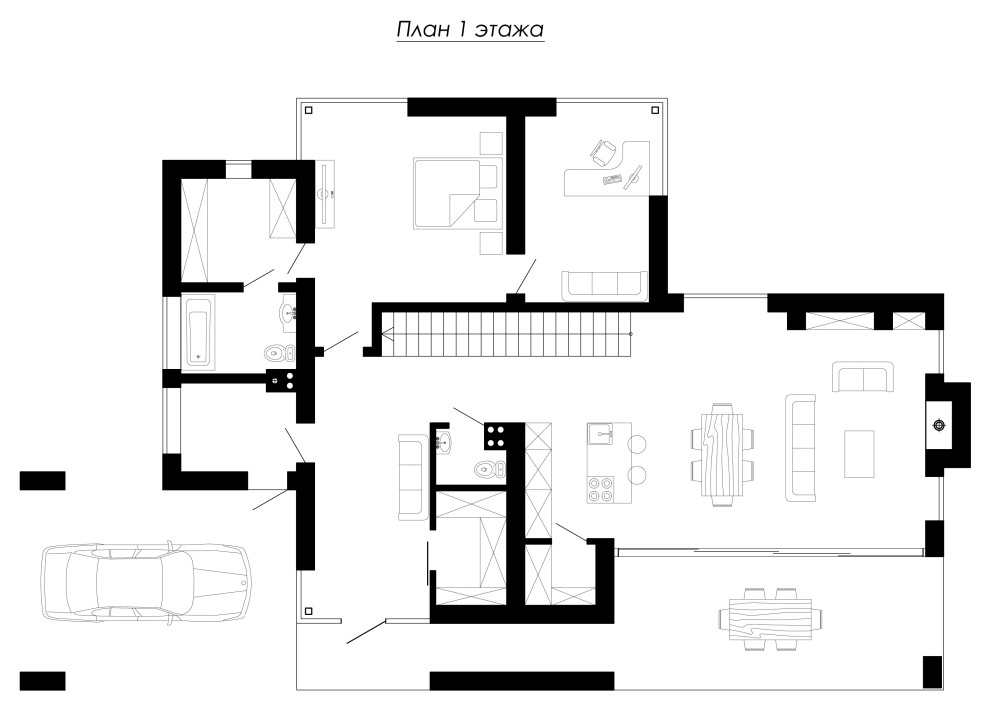 Современный частный дом в Крыму