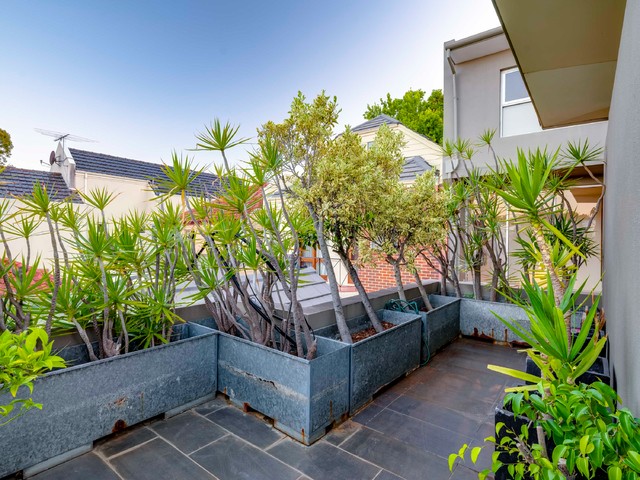 Narrow Lot Designs modern-balkong