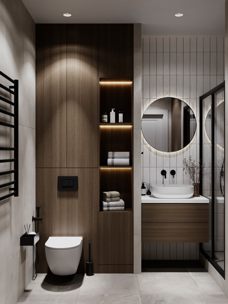 Современный mid-century в ЖК Западный Порт