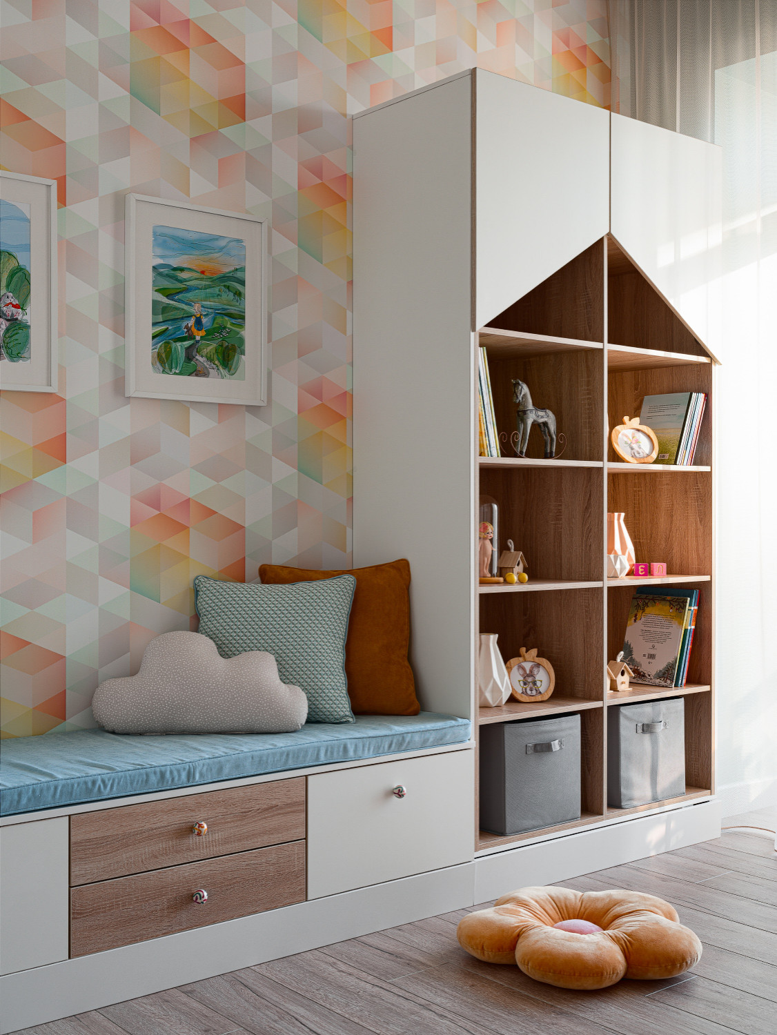 Дизайн-проект квартиры под названием "ПОД ЗНАКОМ ВОЗДУХА"