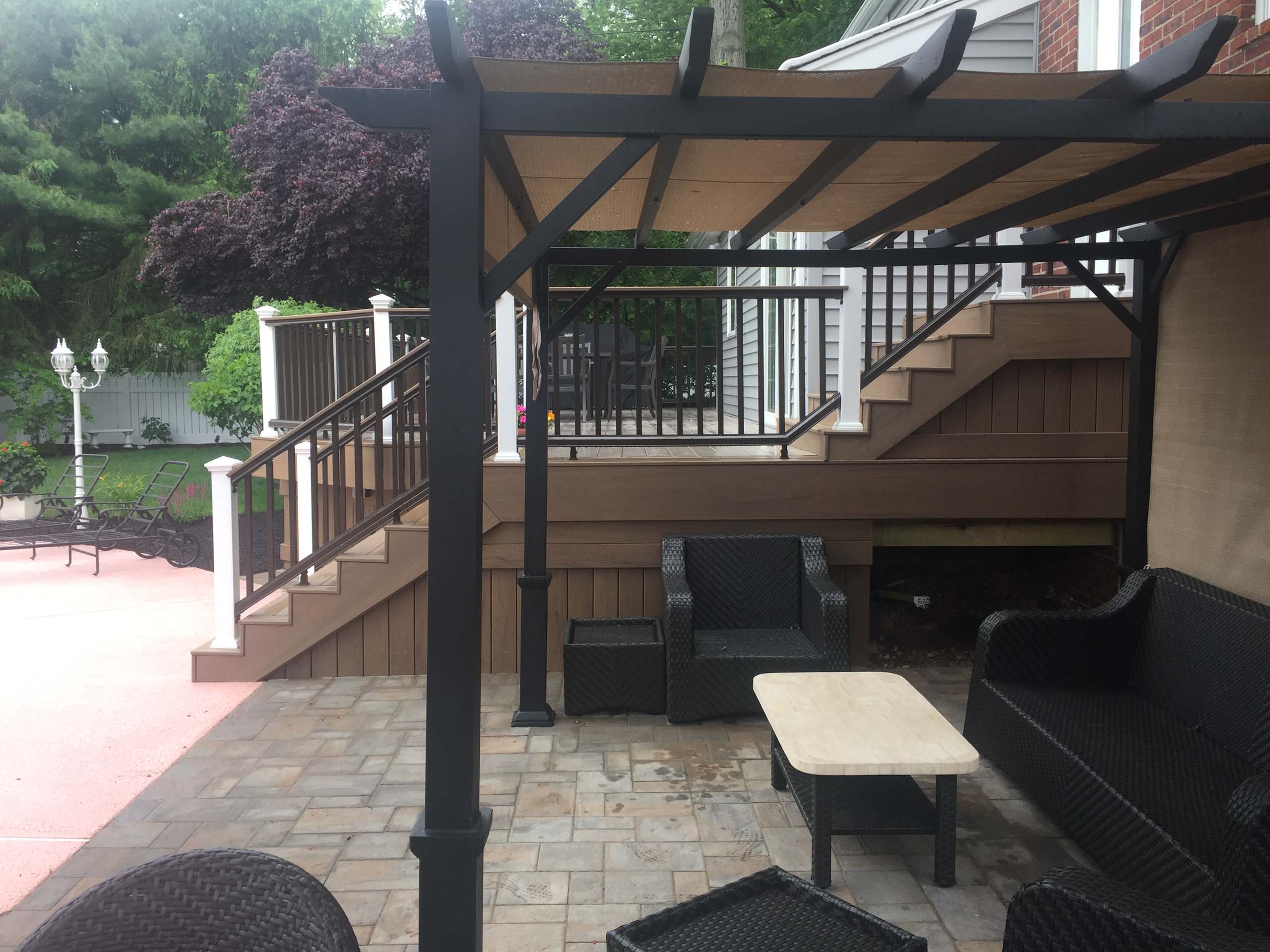Patio deck renovation