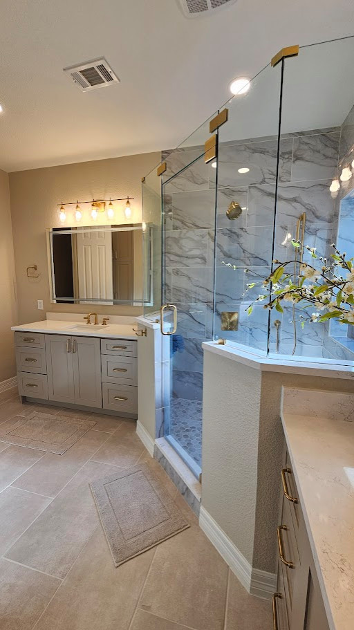 McKinney TX - Full Maste Bathroom Remodeling