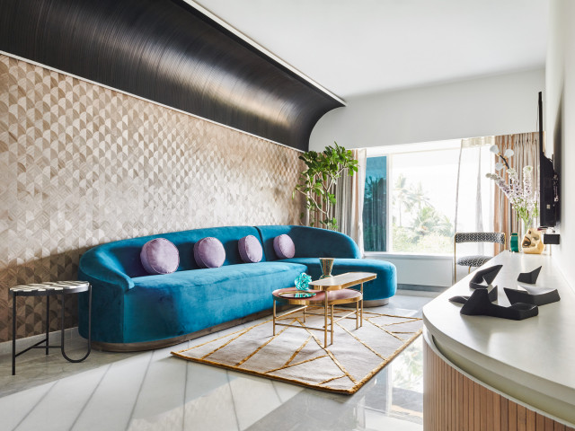 City Apartment modern-wohnbereich