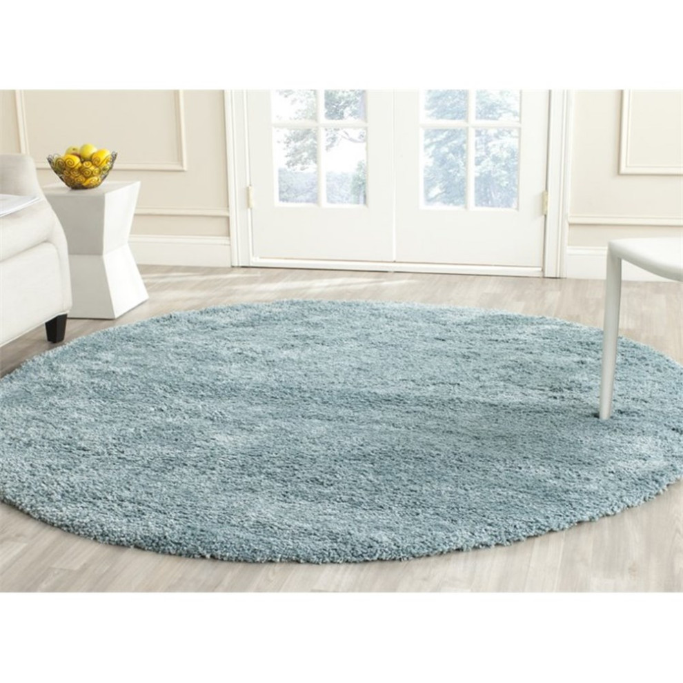 Safavieh California Shag Light Blue Shag Rug - 4' x 6', 6' 7