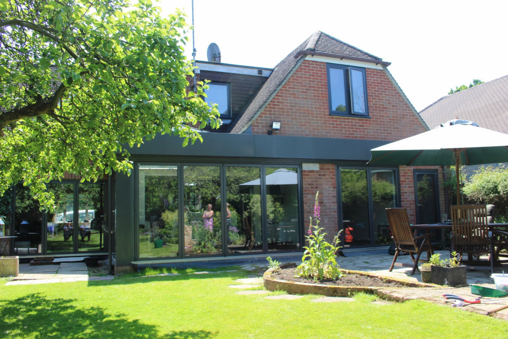 Camberley , Surrey, remodel rear elevation - nearly finished